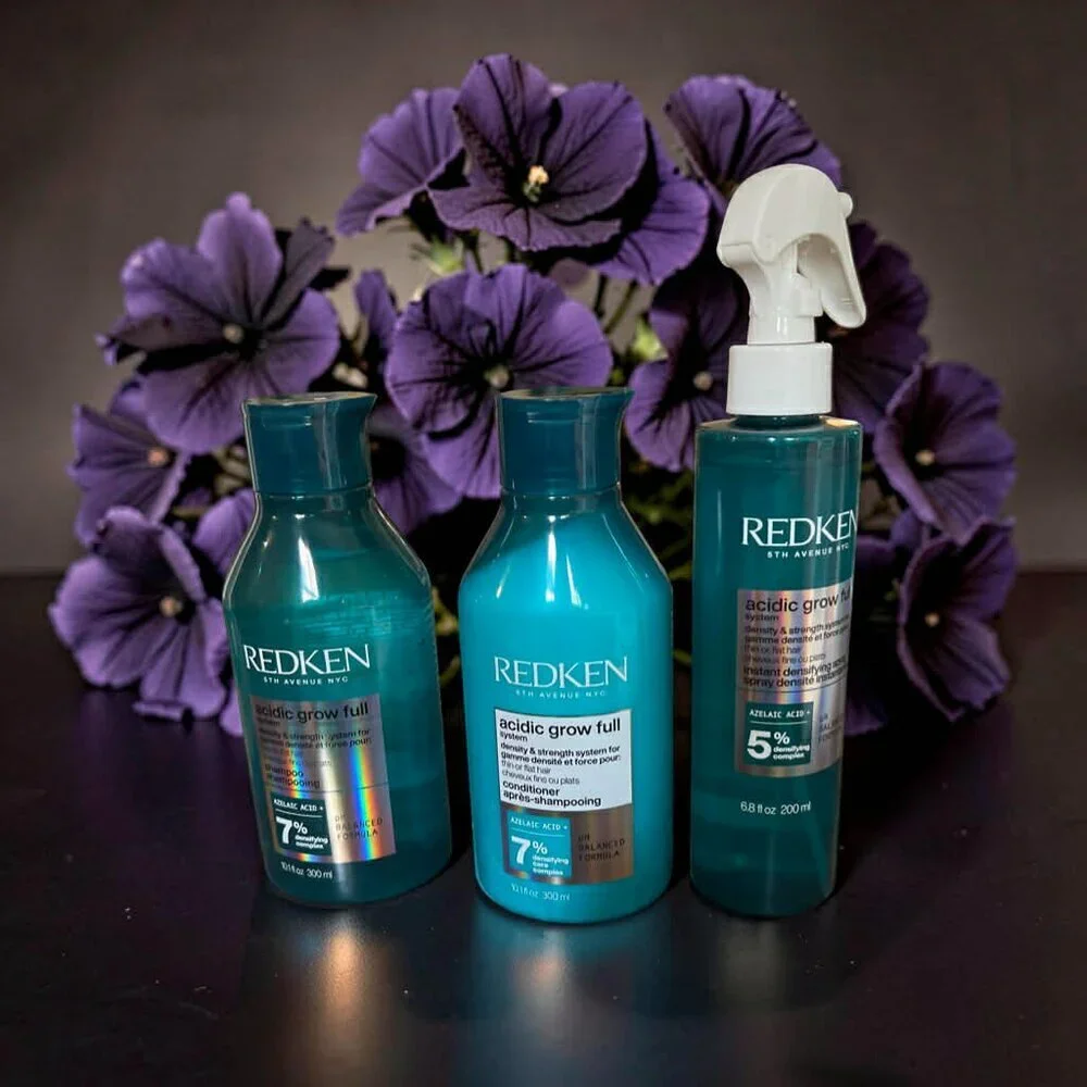 Redken Acidic Grow Full System Shampoo Conditioner Scalp Densifying Spray
